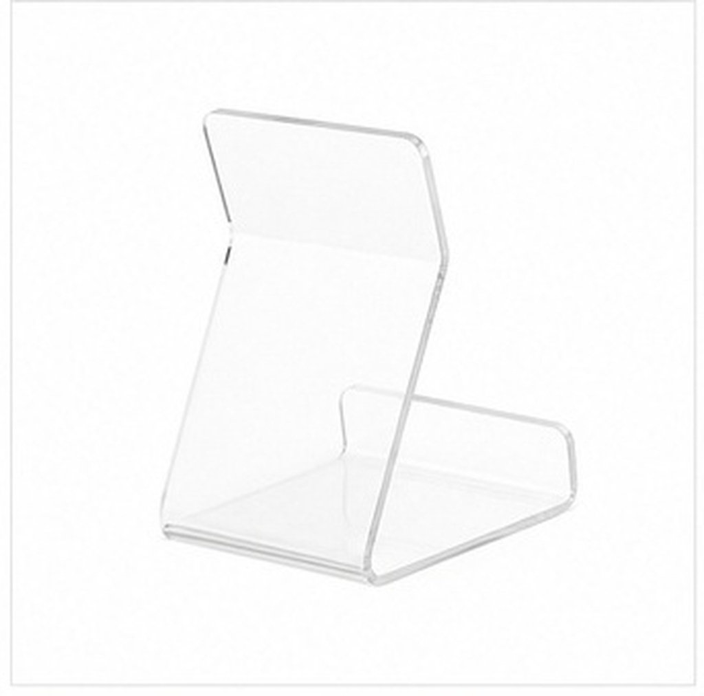 Clear Acrylic Book Stand Holder - 6 sztuk – przezroczyste, małe stojaki