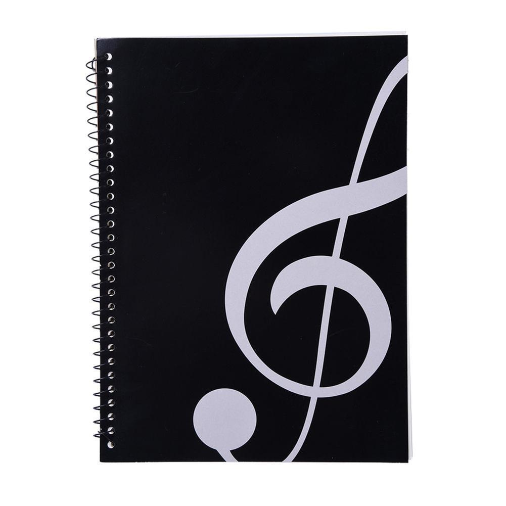 Blank Sheet Music Notebook - 50 stron arkusz muzyczny notes spiralny