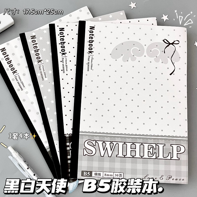 4 paczki czarno-białych plasti – Blank Sheet Music Notebook recenzja i cena
