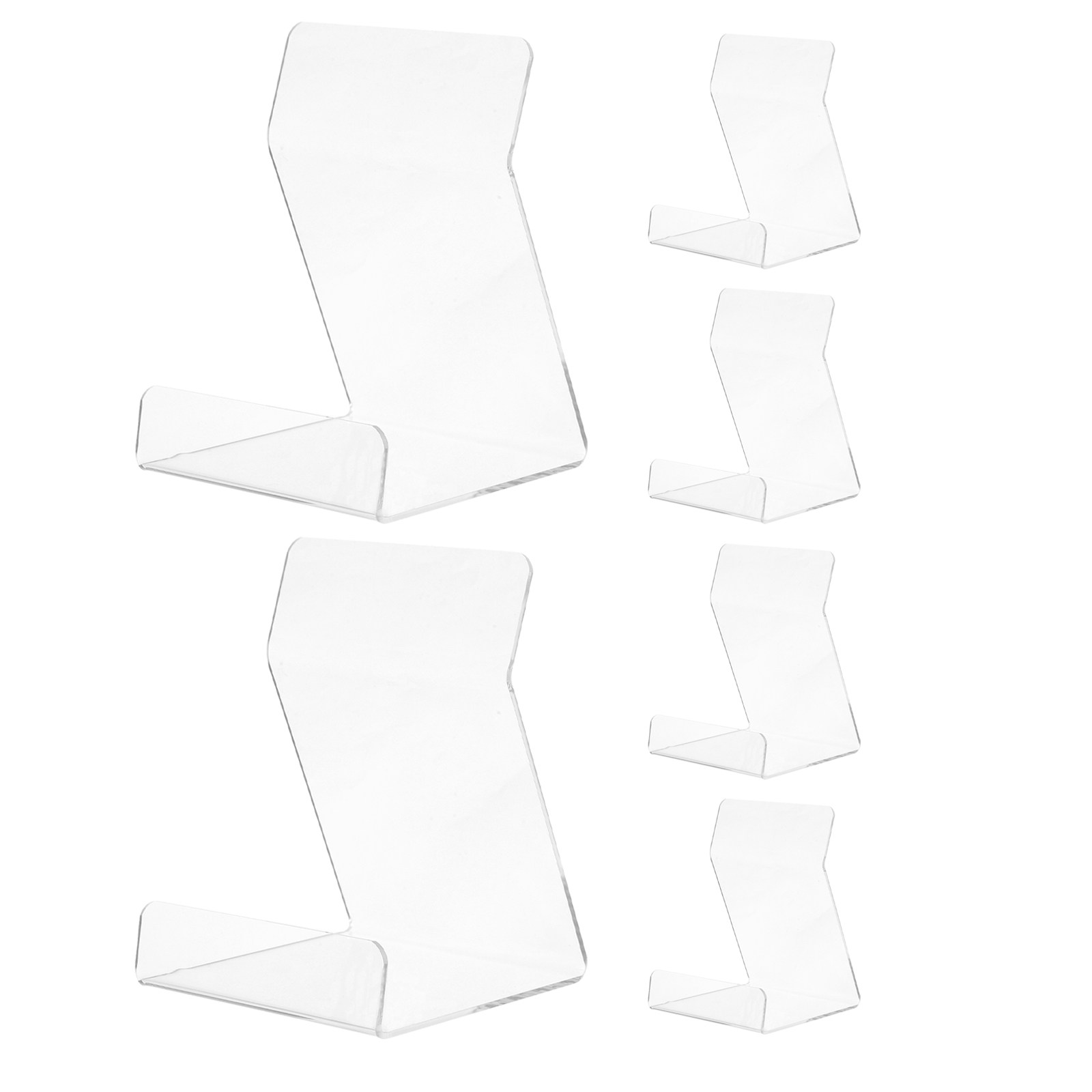 6 sztuk – przezroczyste, małe  – Clear Acrylic Book Stand Holder recenzja i cena