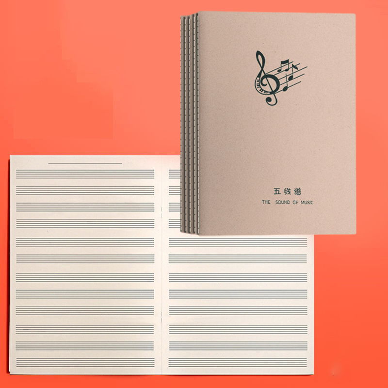 18 kartek Notatnik do ćwiczeń  – Blank Sheet Music Notebook recenzja i cena