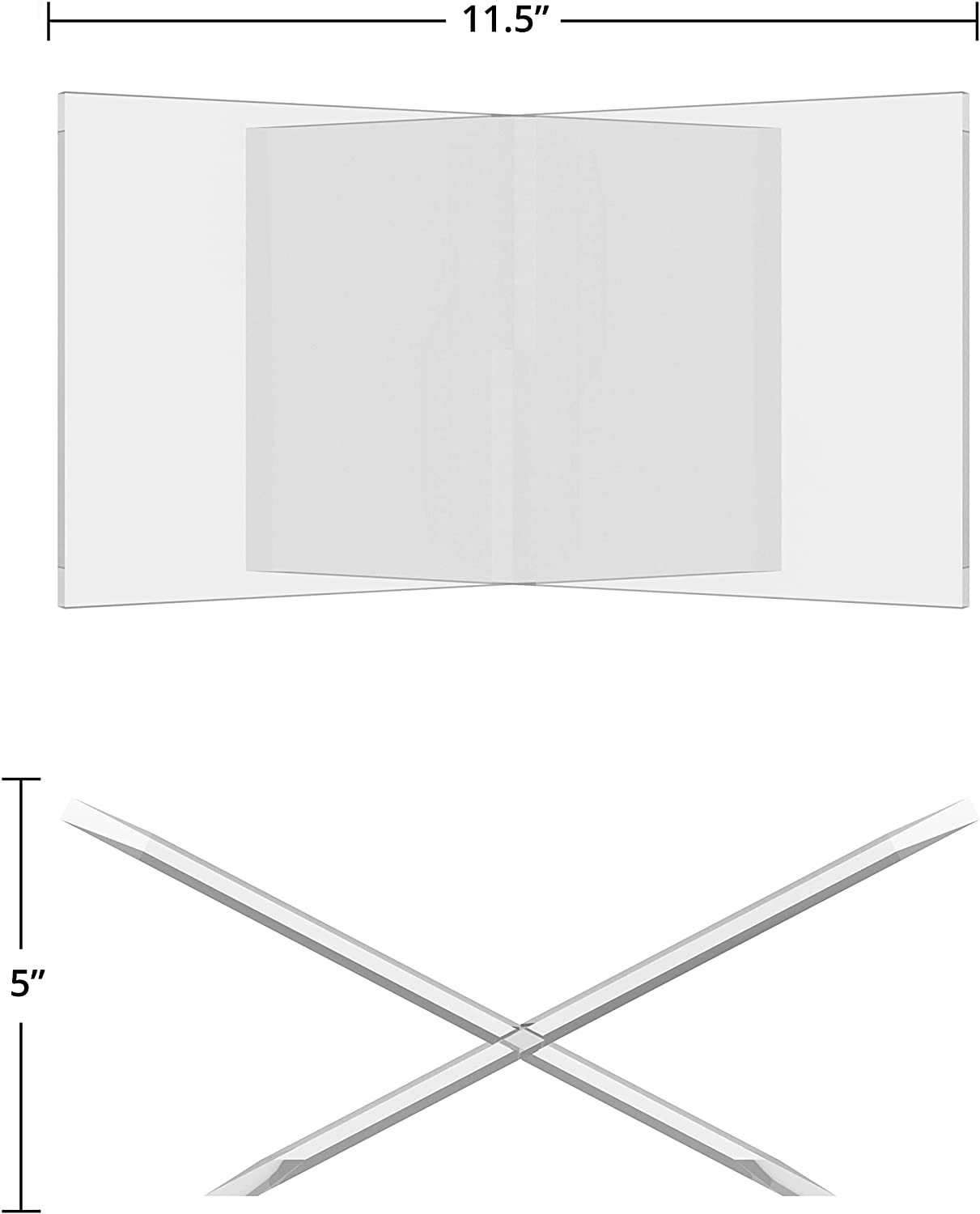 Przezroczysty akrylowy stojak  – Clear Acrylic Book Stand Holder recenzja i cena