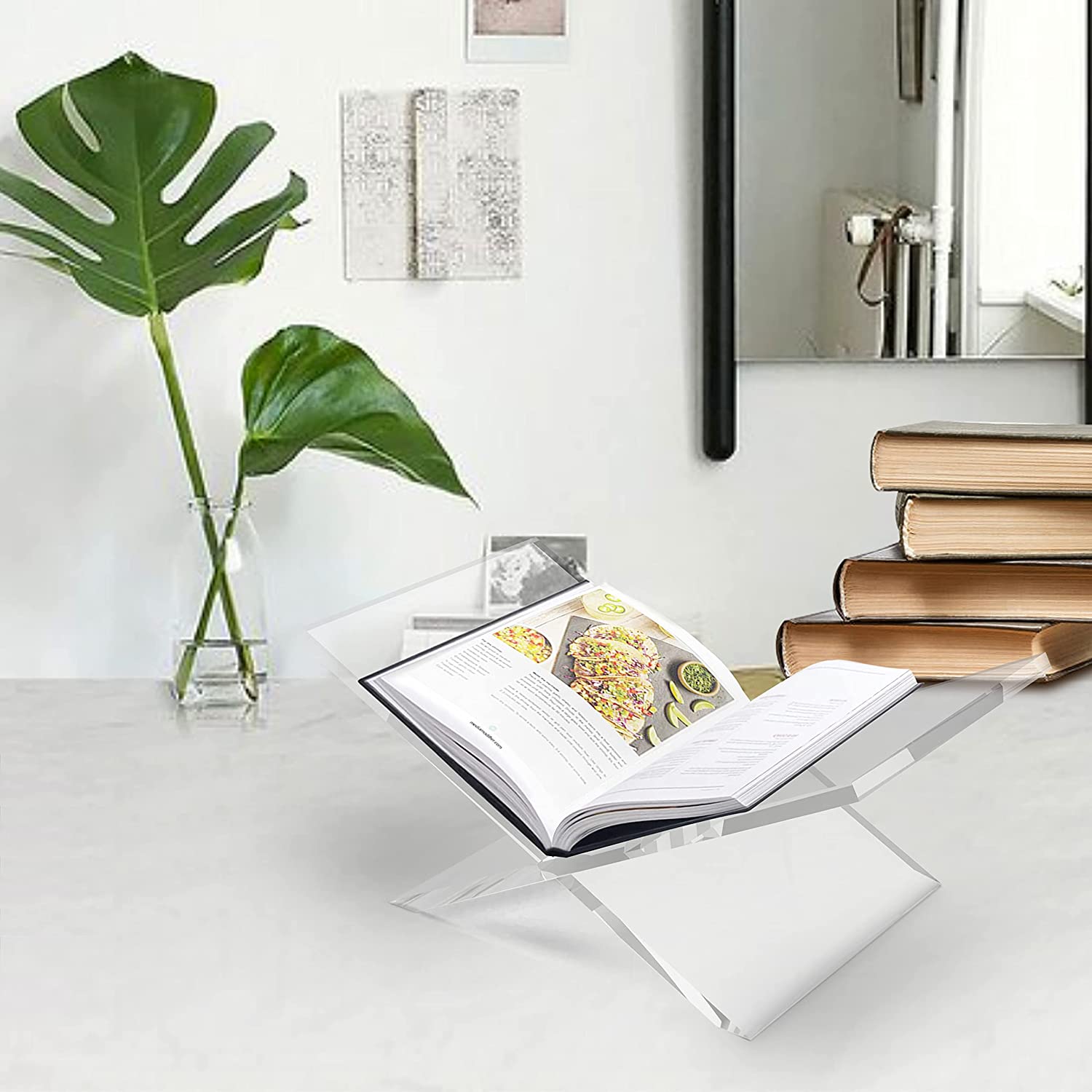 Przezroczysty akrylowy stojak  – Clear Acrylic Book Stand Holder recenzja i cena