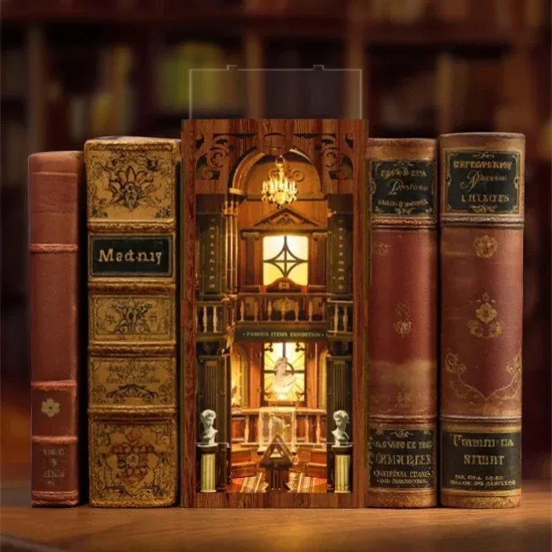 Filozoficzna biblioteczka, dek – Diy Wooden Book Nook Kit Shelf Insert recenzja i cena