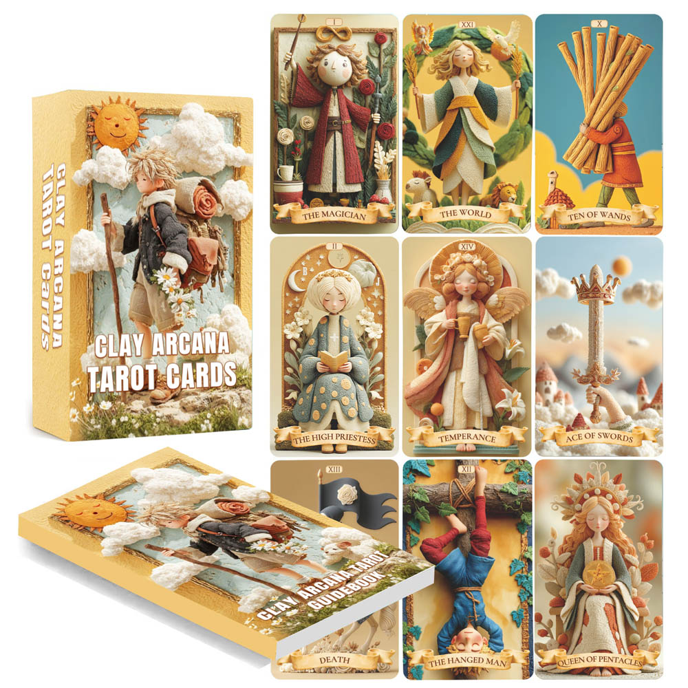 Zestaw 78 kart Tarota, 13x8 cm – Tarot Deck With Guidebook recenzja i cena