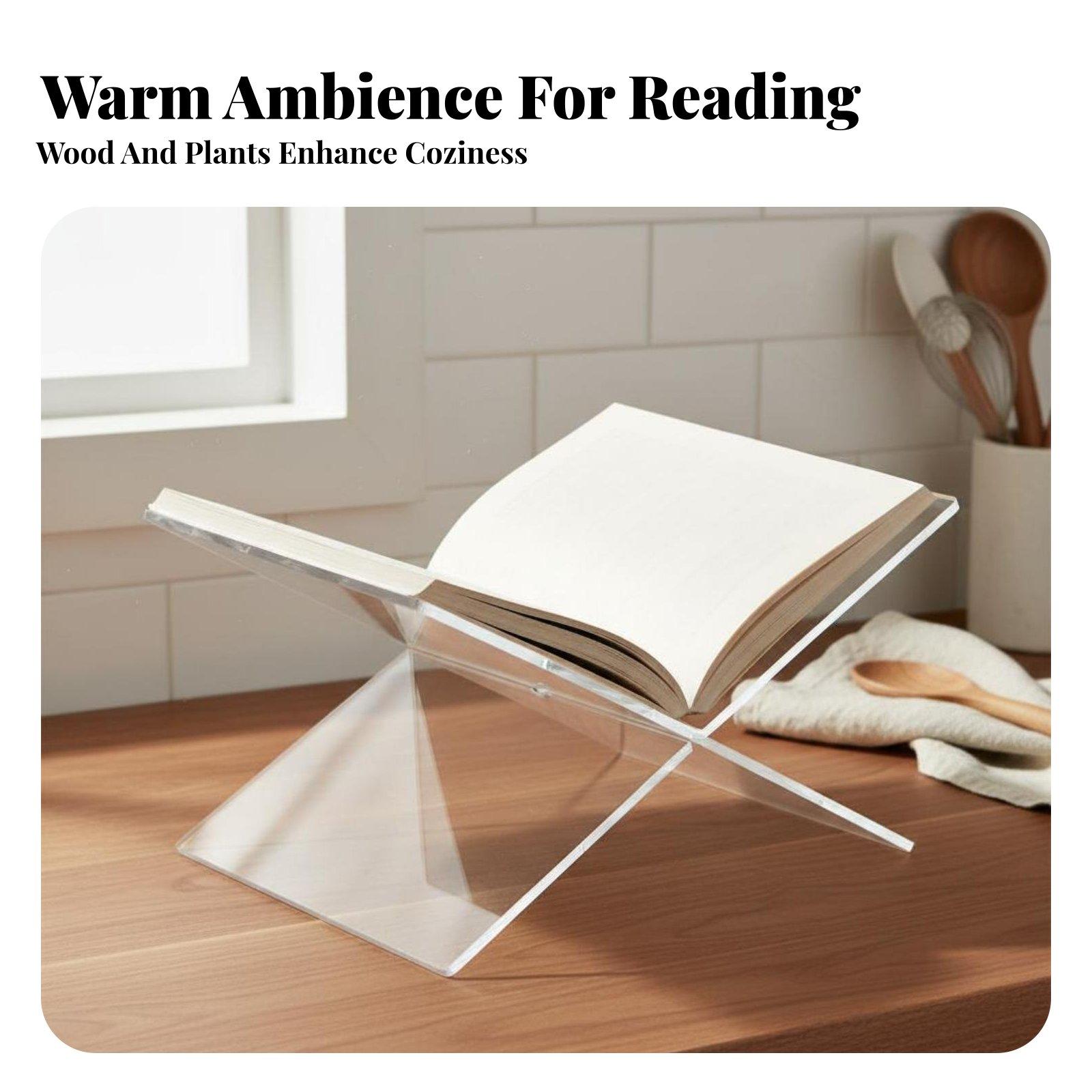 Akrylowy stojak na książki, gr – Clear Acrylic Book Stand Holder recenzja i cena