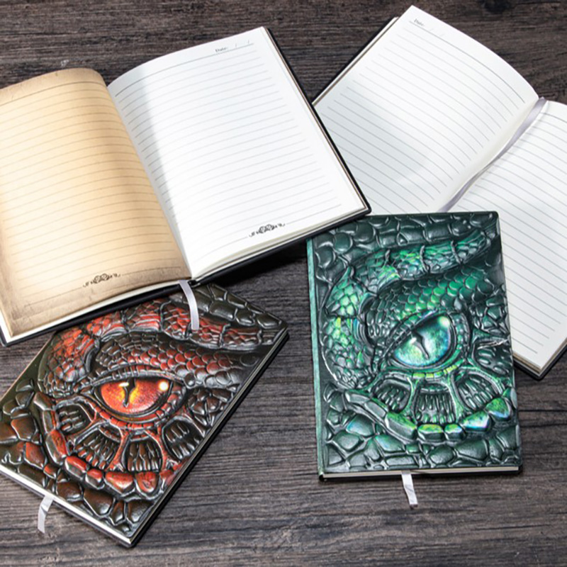 Notatnik A5 z trójwymiarowym t – Vintage Leather Journal Notebook recenzja i cena