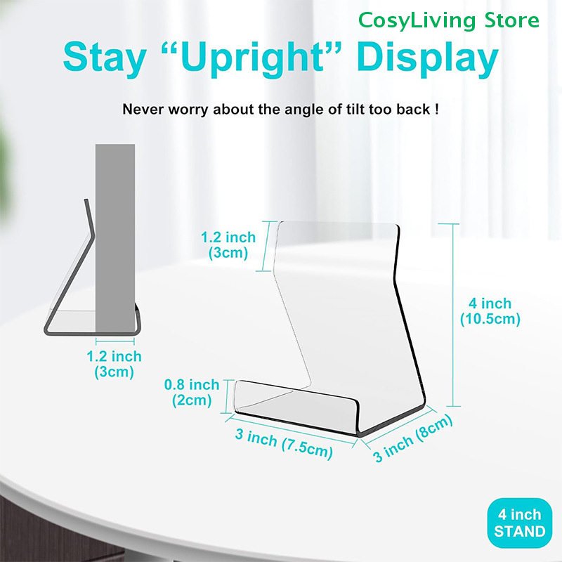 1/2/6 szt. Przezroczysty akryl – Clear Acrylic Book Stand Holder recenzja i cena